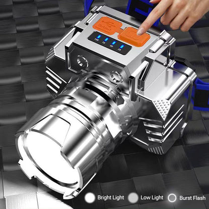 🎁🐟 [Bright Gift: Hot Sale 80% OFF👍 – Limited Time!⏰] Portable Waterproof Smart LED Headlamp – Outdoor Fishing Essential, Motion Sensor, USB Charging. Hands-Free & Reliable! 🔦💧✨