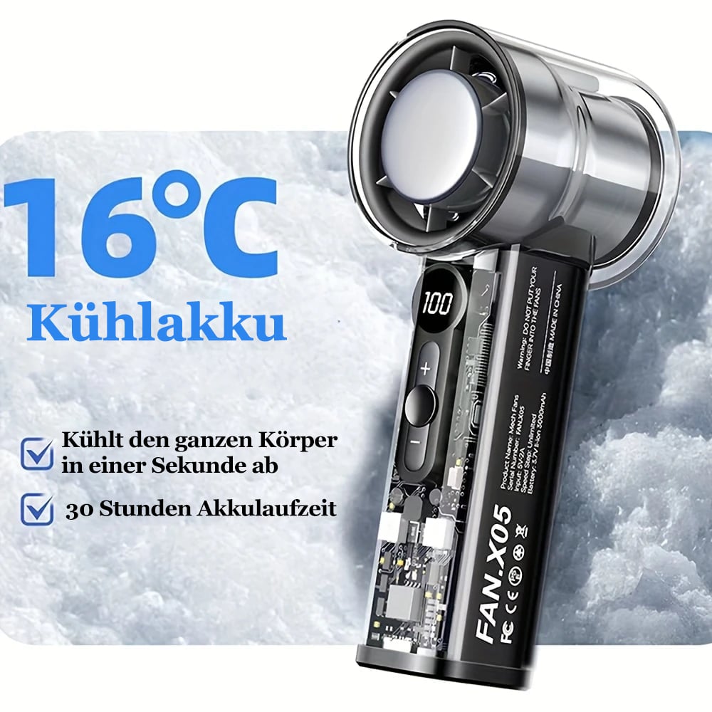 🔥 Limited Summer Deal!❄️Bladeless Portable Refrigeration Fan
