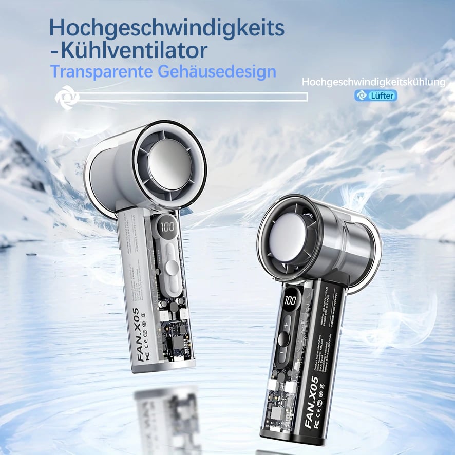 🔥 Limited Summer Deal!❄️Bladeless Portable Refrigeration Fan