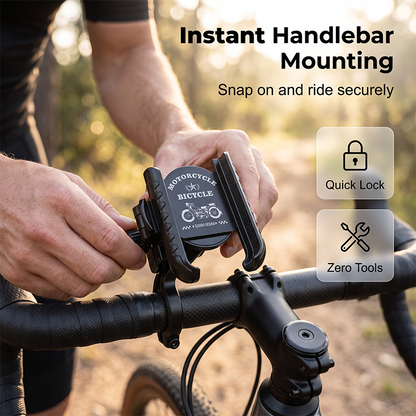 Quick-Release Bike Phone Mount with Secure Lock👍