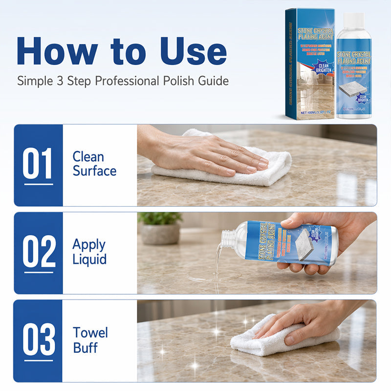 ✨ Marble Cleaning and Polishing Agent – 100ml Stone Surface Care