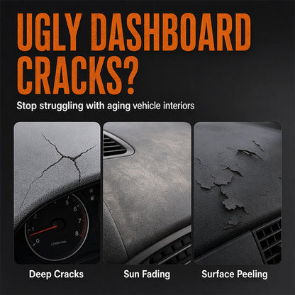 🚗50% OFF NOW! Professional Crack Repair Gel‑Quick‑Drying Seamless Filler with UV Protection, Auto Interior Restoration Cream for Cracked Leather & Plastic Dashboards