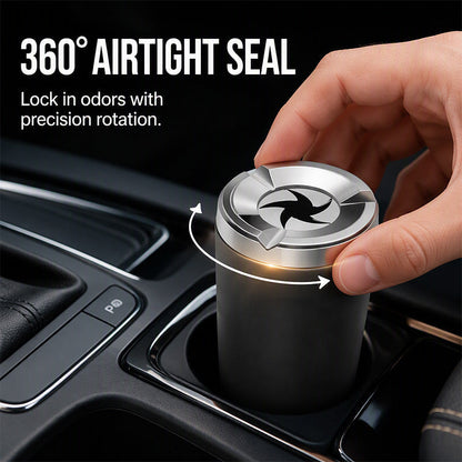 🎉 2026 Sale-Rotating Car Ashtray with Ceramic Inner Liner