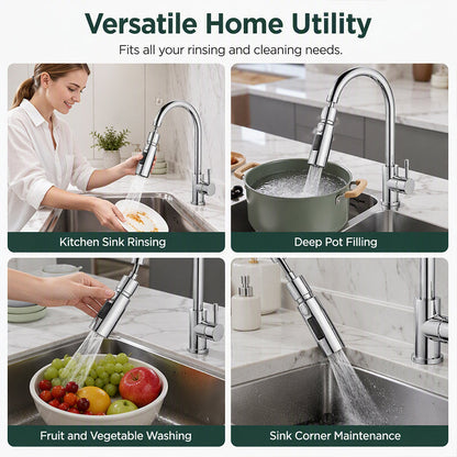 🚰Universal 720° Swivel Faucet Aerator – Fits 20mm & 22mm Sink Taps