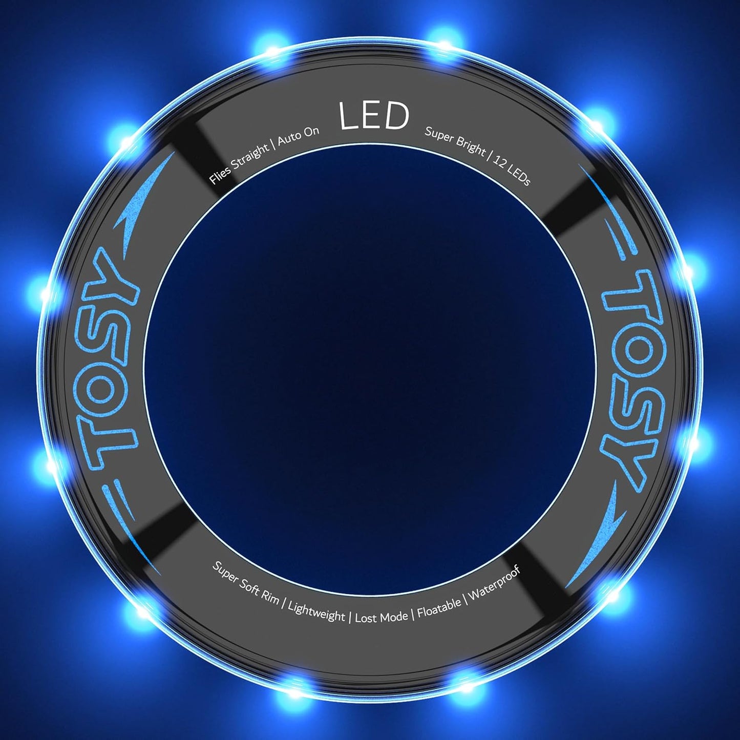 TOSY Flying Ring Mono LED - 2 Pack (Blue)