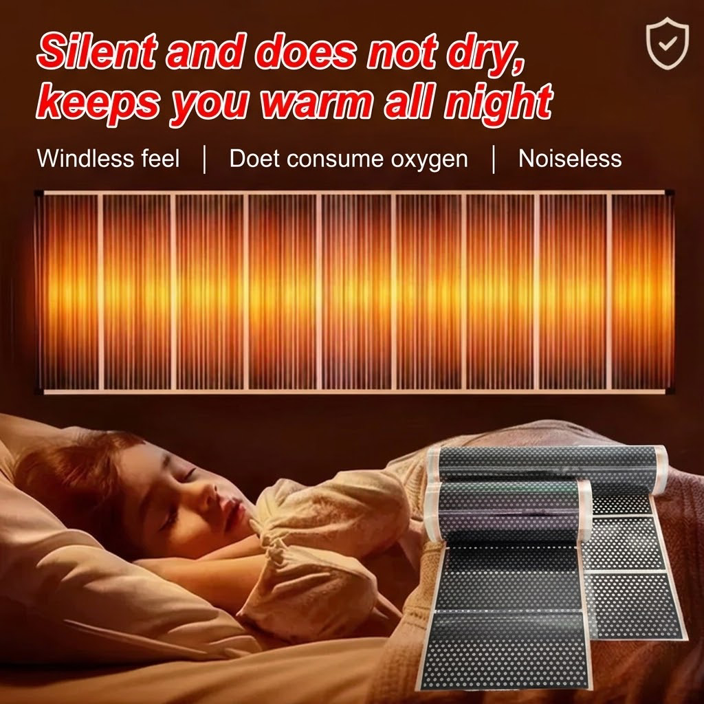 🔥Last Day 50% OFF🔥3-Second Rapid Heating Honeycomb Graphene Far-Infrared Ceramic Wall Heater – Low Noise & Energy Efficient Indoor Wall Mount Heater