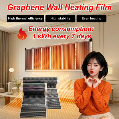 🔥Last Day 50% OFF🔥3-Second Rapid Heating Honeycomb Graphene Far-Infrared Ceramic Wall Heater – Low Noise & Energy Efficient Indoor Wall Mount Heater