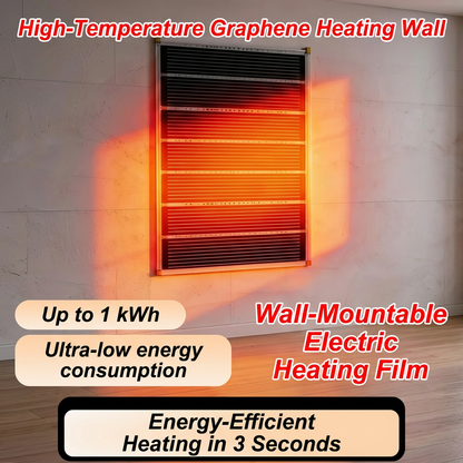 🔥Last Day 50% OFF🔥3-Second Rapid Heating Honeycomb Graphene Far-Infrared Ceramic Wall Heater – Low Noise & Energy Efficient Indoor Wall Mount Heater