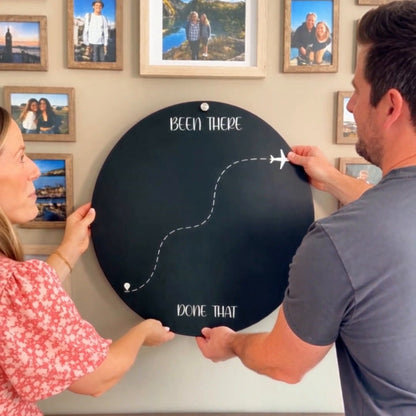🔥49% OFF Today🌏Been There, Done That Travel Magnet Display Board – Round Souvenir Magnet Wall Organizer, Personalized Travel Memory Decor & Unique Gifts for Travelers 🎁