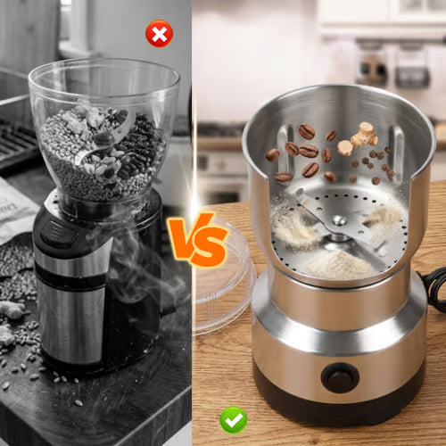 🚀✨ High-Speed Stainless Steel Grain Grinder