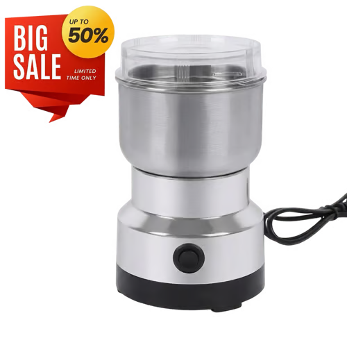 🚀✨ High-Speed Stainless Steel Grain Grinder